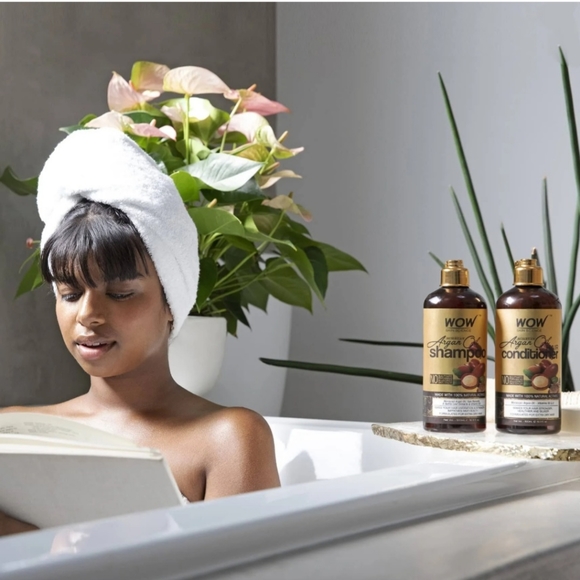 WOW Skin Science Moroccan Argan Oil Shampoo and Conditioner Set - 16.9oz Each - Picture 3 of 14